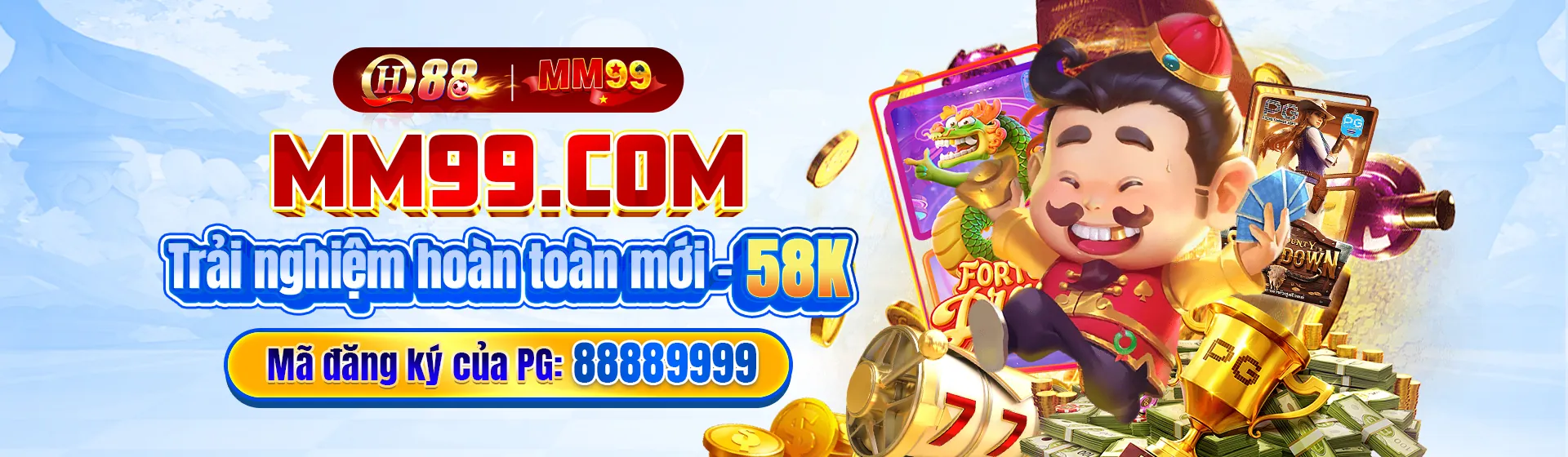 Banner khuyến mãi mm99 đăng nhập nhận 188K